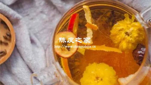 金银花和菊花可以同陈年桔皮一起泡吗