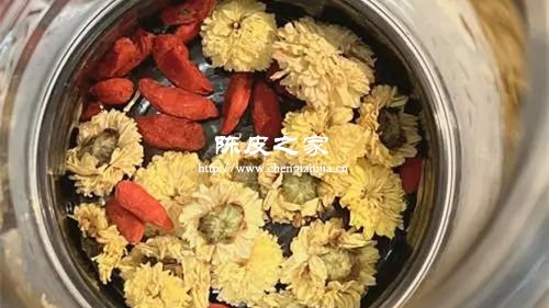 陈皮可以和枸杞菊花一起泡茶吗