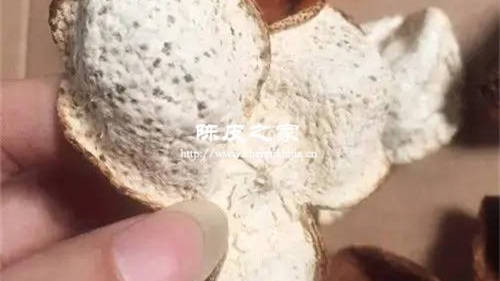 陈皮泡水喝要把那个白色的刮掉不