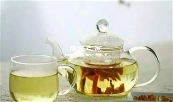 陈皮金银花泡水可以加蜂蜜吗