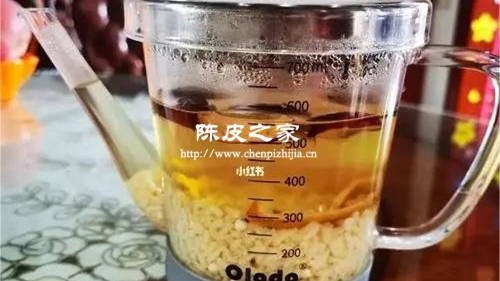 陈皮姜丝炒米泡茶有什么好处