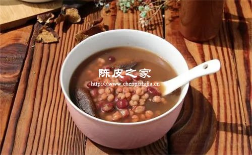 红豆薏仁陈皮煮水有啥功效