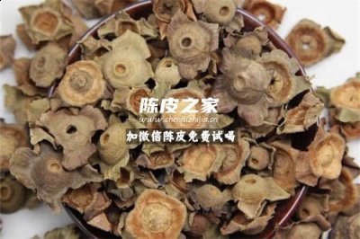 柿蒂和陈皮煮水功效与作用