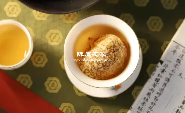 陈皮养生茶示意图