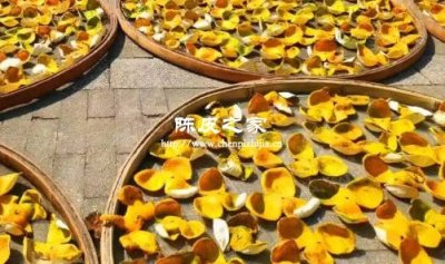 新会陈皮鲜皮要晒多长时间