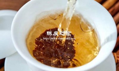 陈皮泡水的水温是多少度，为什么