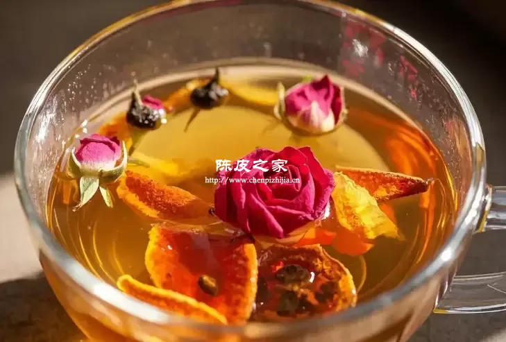 玫瑰陈皮茶的功效