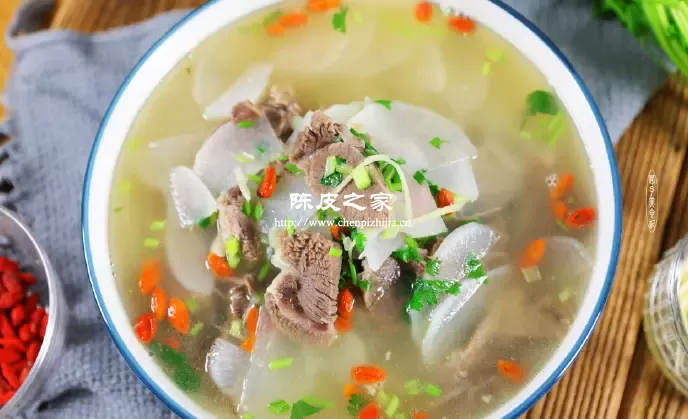 陈皮萝卜炖羊肉详细做法及制作步骤