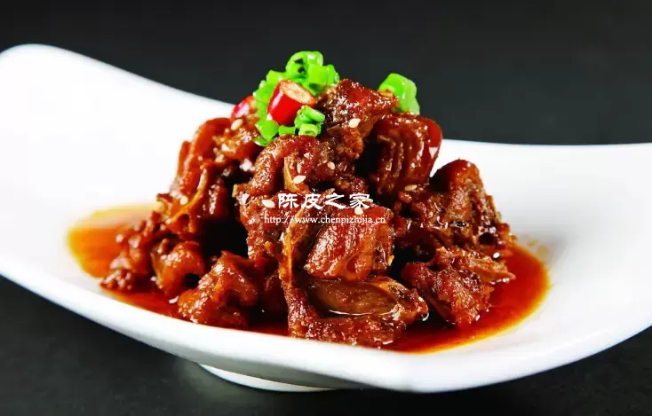 陈皮牛肉正宗做法及详细步骤