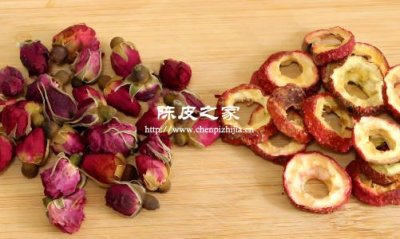 陈皮山楂玫瑰花泡水的功效