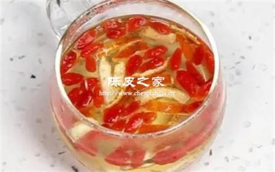 陈皮枸杞桂圆一起泡水喝的功效