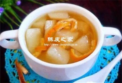 陈皮和梨子炖水有什么好处
