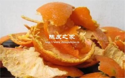 橘子皮晒和不晒有什么区别