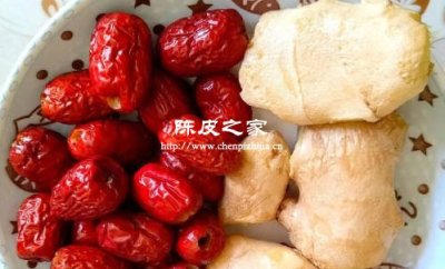 陈皮可以和红枣姜茶一起泡吗