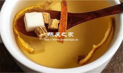 陈皮和茯苓一起煮水喝有什么效果
