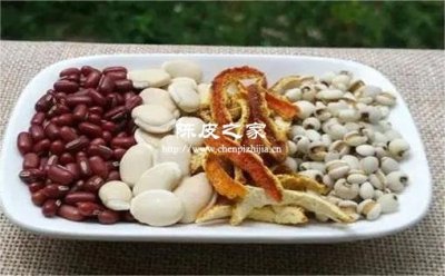 陈皮搭配什么材料祛湿比较快？