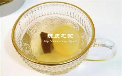 陈皮与柠檬一起泡水喝的功效和作用