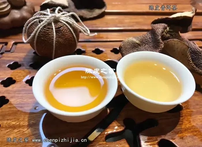 陈皮普洱茶