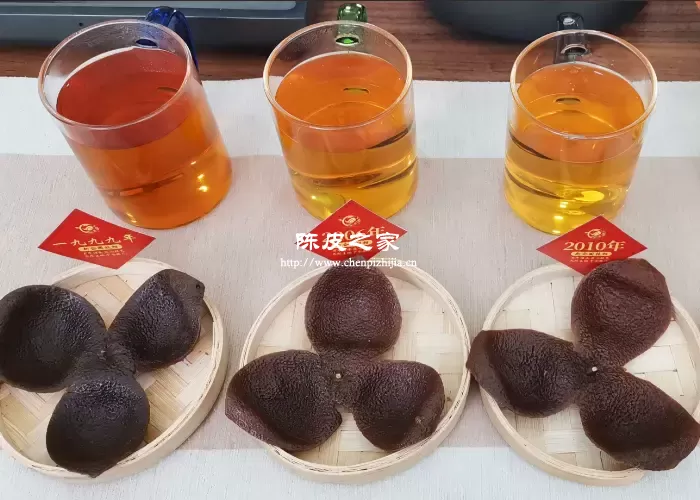 怎样看茶汤颜色鉴别陈皮好坏