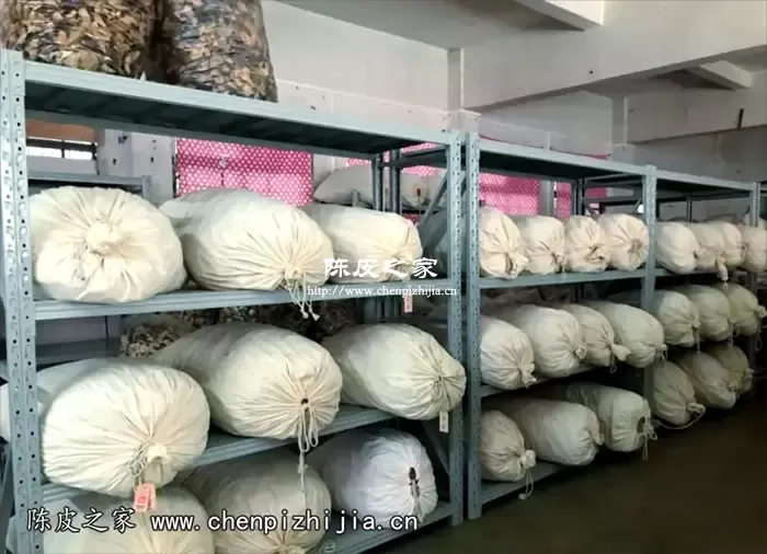 棉布袋保存陈皮