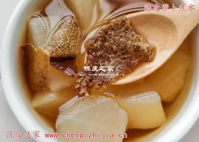 白萝卜加陈皮煮水喝有什么功效和作用