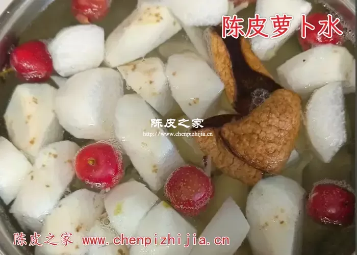 陈皮与白萝卜炖汤喝对身体有什么效果