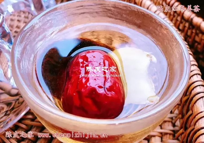 陈皮红枣泡茶喝