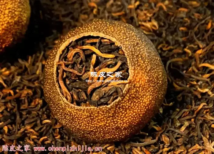 大红柑陈皮普洱茶