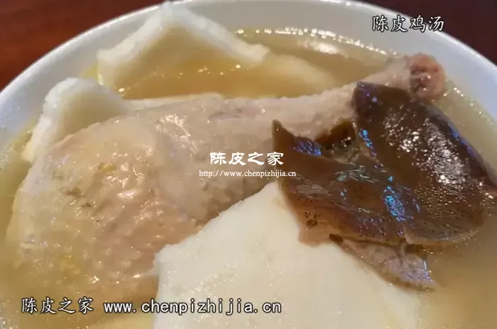 炖鸡汤什么时候放陈皮