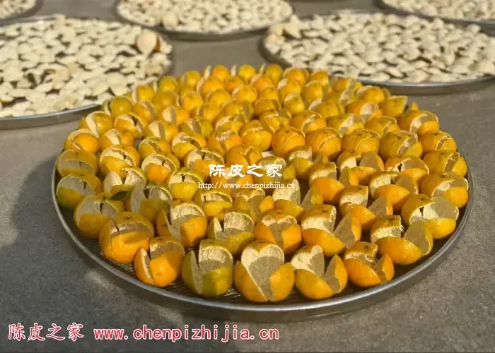 自己晾晒新会陈皮