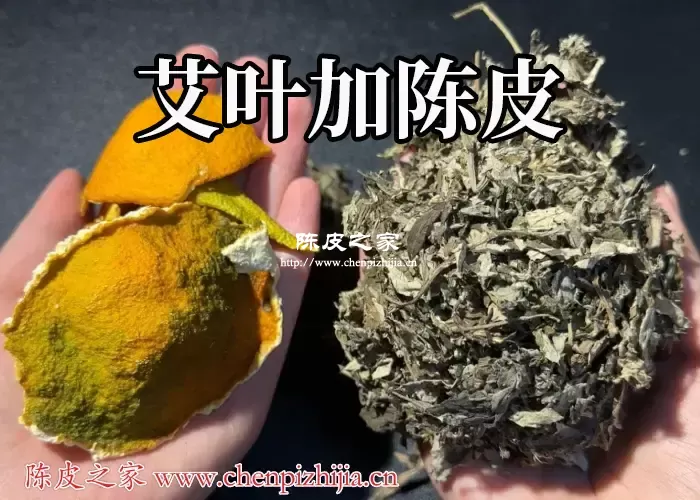 艾叶加陈皮图片