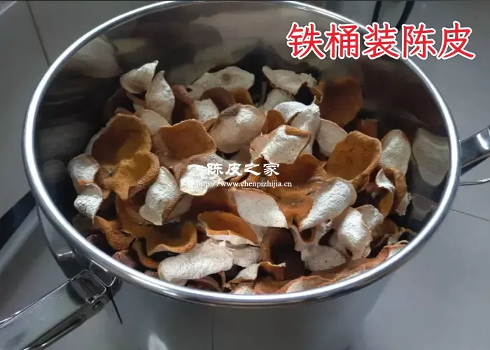 铁桶装陈皮图片