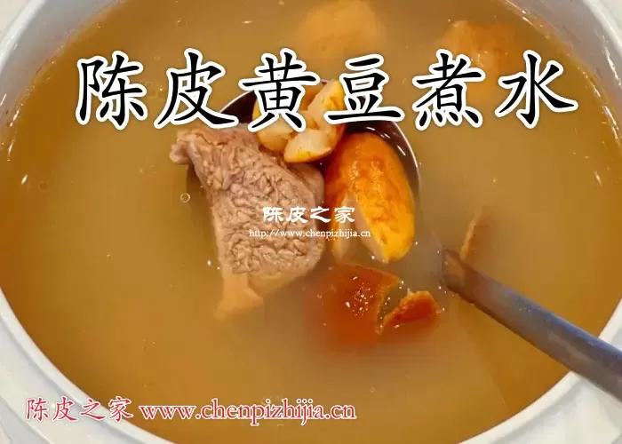 陈皮和黄豆能一起煮水喝吗，有什么好处吗