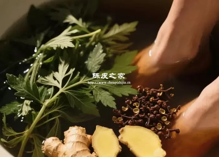 艾叶陈皮花椒生姜一起泡脚对身体有好处吗