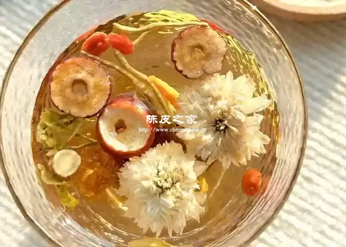 陈皮山楂菊花红枣甘草在一起的功效