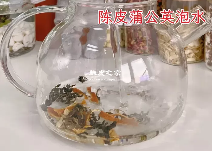 陈皮可以和蒲公英一起泡吗，有什么功效作用？