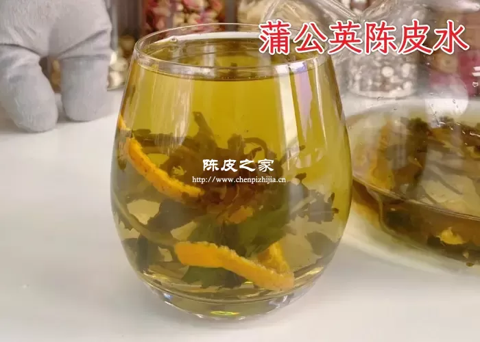 陈皮和蒲公英两者一起泡水喝能缓解胆结石吗