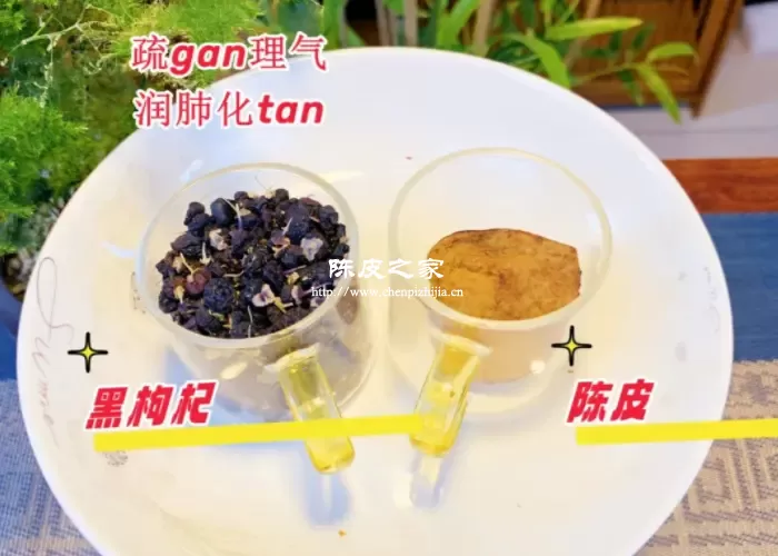 陈皮可以加黑枸杞泡水喝吗