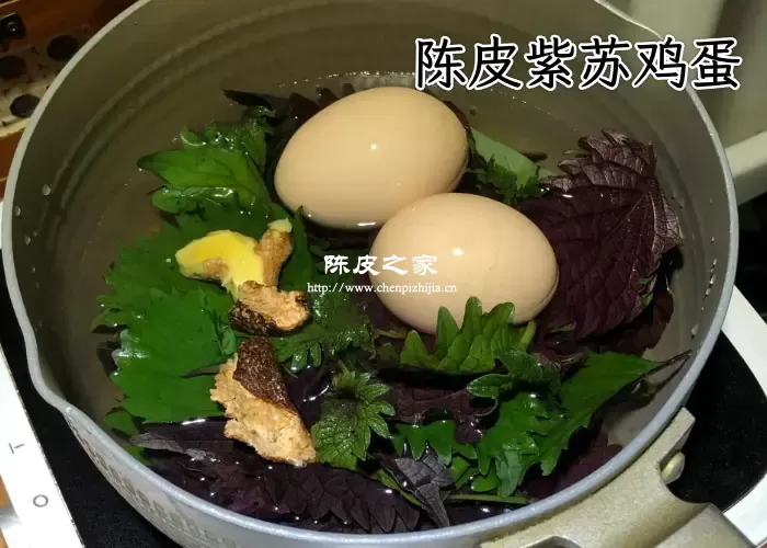 紫苏陈皮煮鸡蛋的5大功效及注意事项