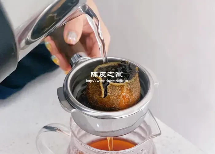 冲泡小青柑示意图