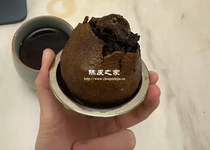 泡过的小青柑