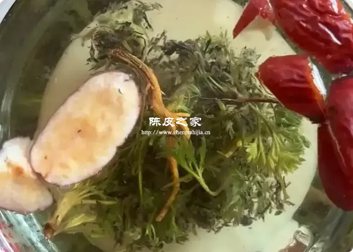 无根草可以和陈皮一起煮吗