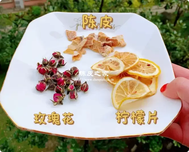 陈皮和柠檬玫瑰花泡水的功效